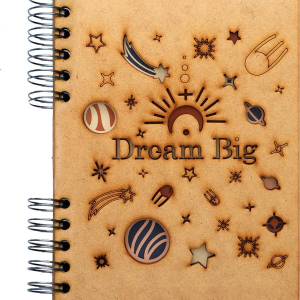KOMONI Notizbuch Dream Big A5 DRE5G liniert 90 Blatt