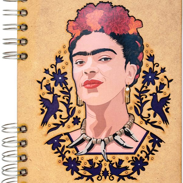 KOMONI Notizbuch Frida Kahlo A5 FRI-FACE5G liniert 90 Blatt