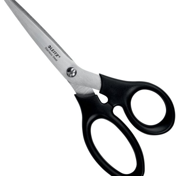 LEITZ Edelstahl Schere 18.5cm 5424-00-95 schwarz