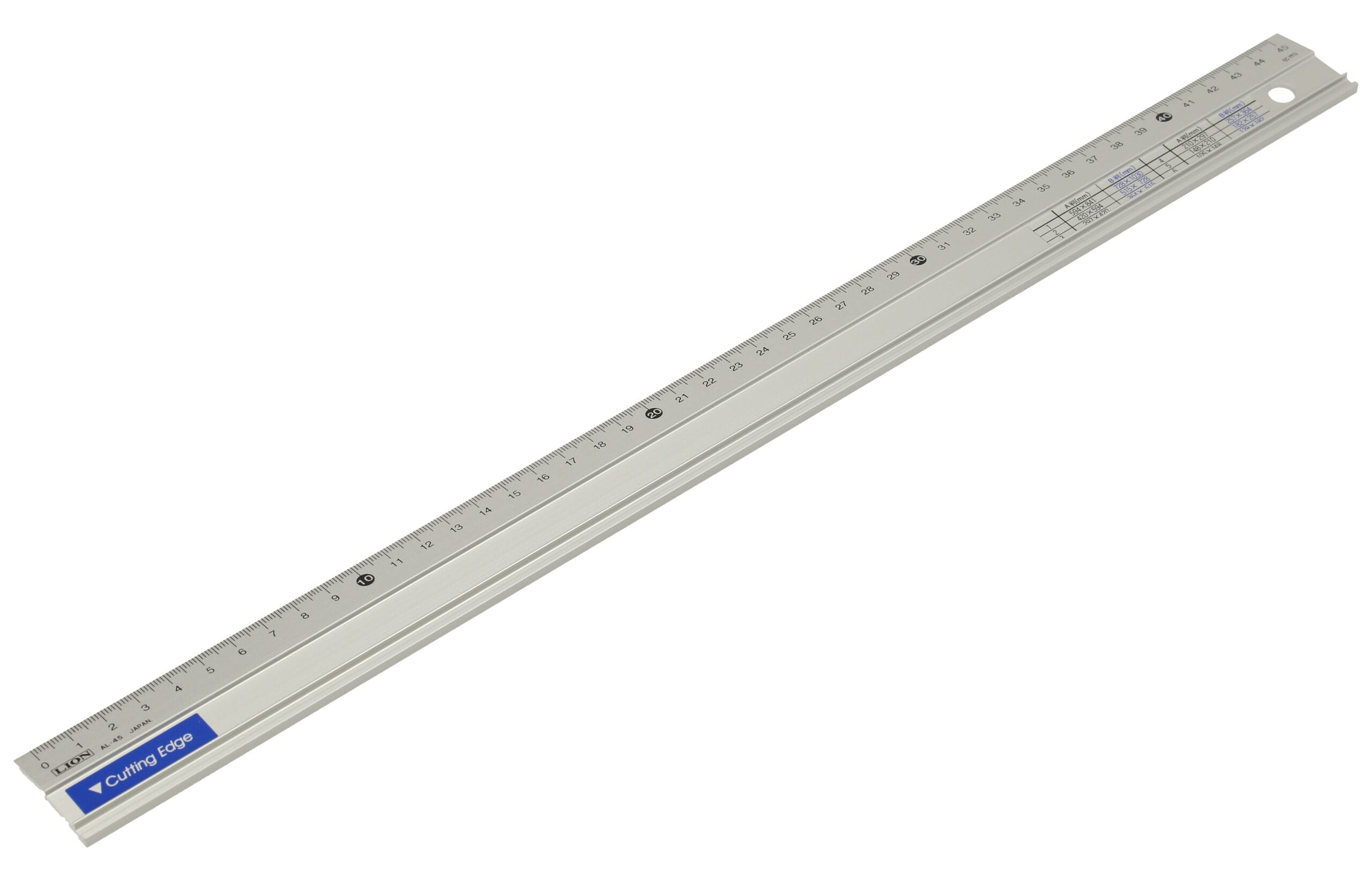 LION-AL-45-4903331271612 LION Schneidelineal 45cm AL-45 Aluminium – Hochwertig & günstig bei ShopDeca