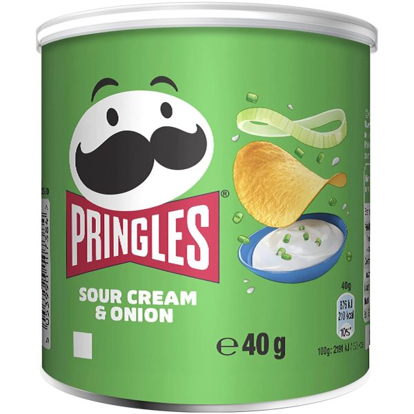PRINGLES Chips Sour Cream & Onion 20200020 12 x 40 g