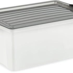 ROTHO Stapelbox Compact 38l 1767708812WS anthrazit/transparent