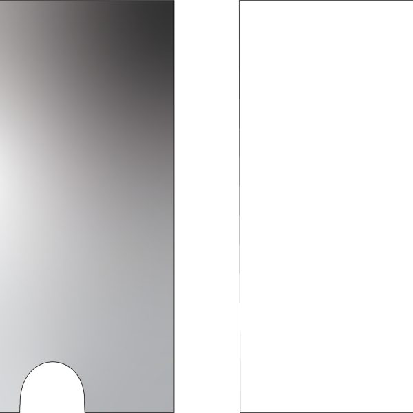 3L Sichtfenster 55x150mm 510340 PP selbstklebend 6 Stück