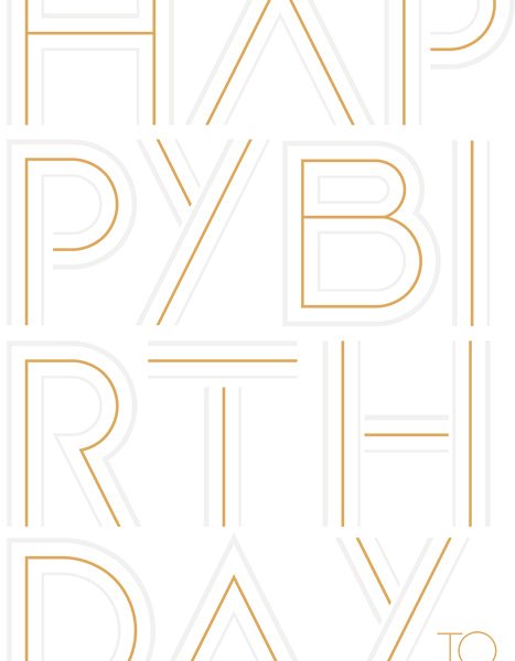 ABC Geburtstagskarte B6 51258 Happy Birthday to you