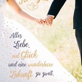 ABC Hochzeitskarte B6 51592 Brautpaar