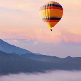 ABC Glückwunschkarte Blanko B6 51803 Heissluftballon