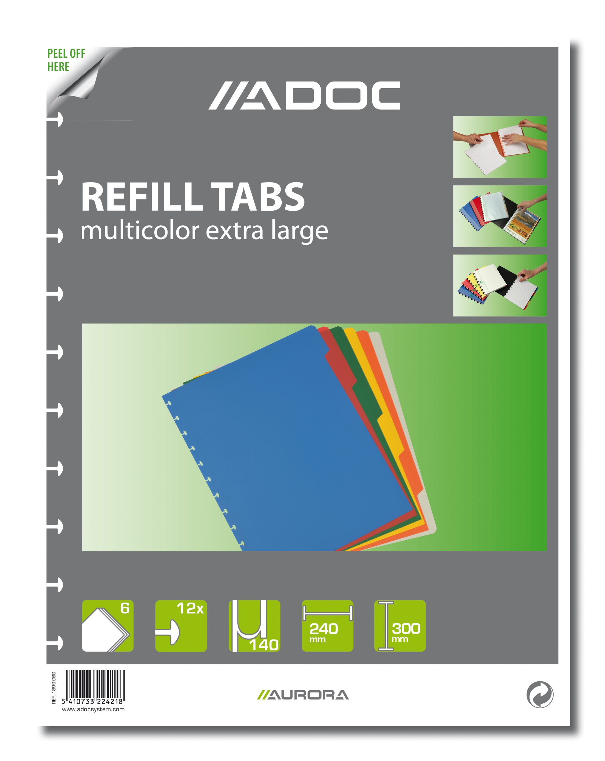 ADOC-1899.060-5410733224218 ADOC Register PP A4+ 1899.060 multicolor 6-teilig – Hochwertig & günstig bei ShopDeca