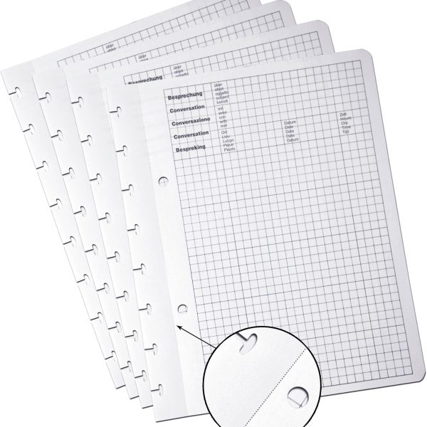 ADOC Ersatzblätter A4 2810.055 kariert 100 Blatt