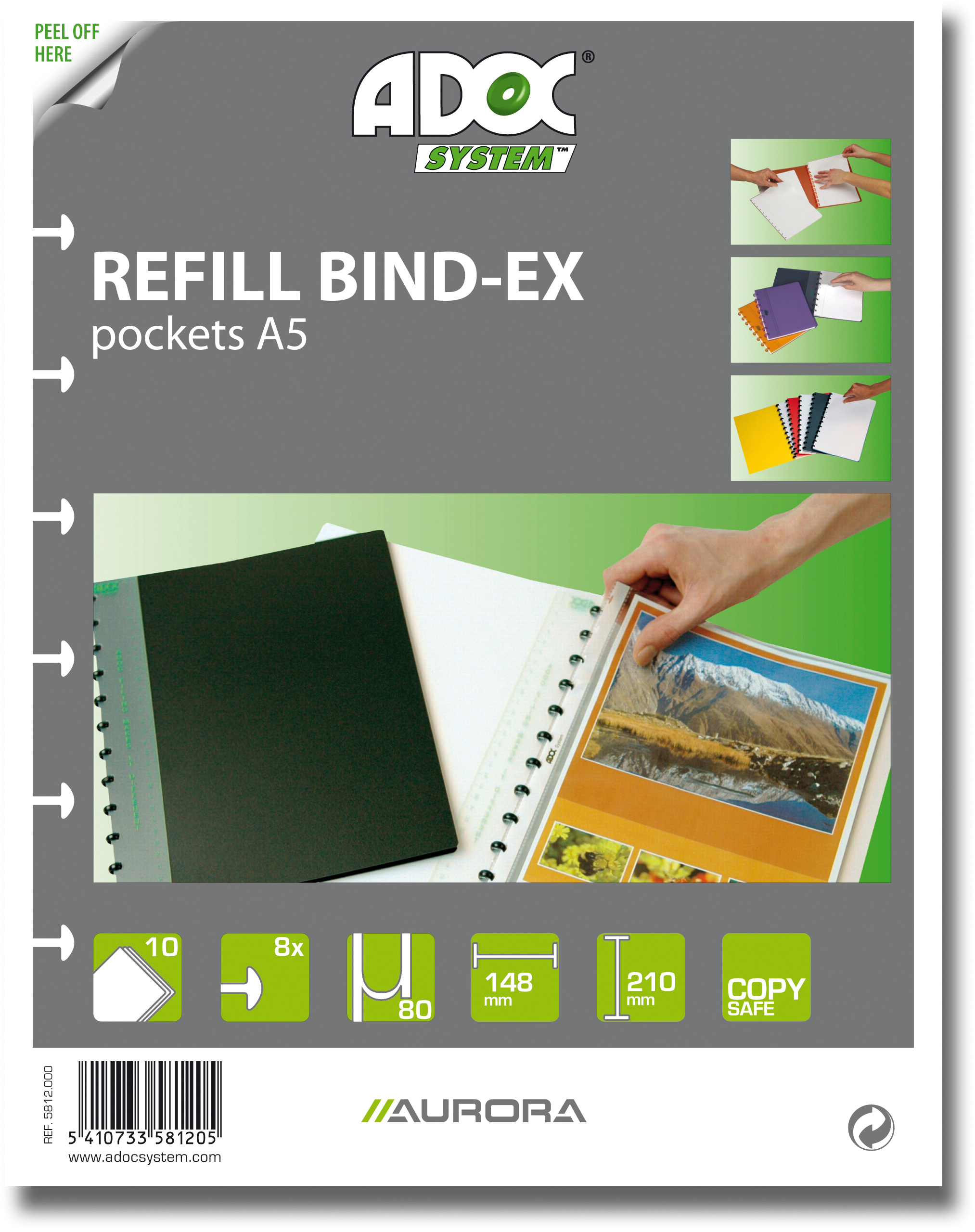 R_142_261.indd ADOC Ersatztaschen A5 5812.000 matt 10 Stück – Hochwertig & günstig bei ShopDeca