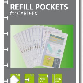 ADOC Ersatztaschen Card-Ex A5 9287.770 transparent 10 Stk.