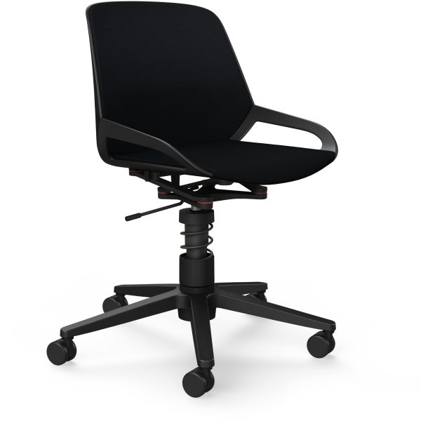 AERIS Bürodrehstuhl Numo Task 962WRSTBKCU1 schwarz/schwarz