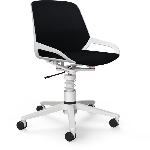 AERIS Bürodrehstuhl Numo Task 962WRSTWHCU1 schwarz/weiss