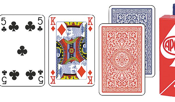 AGMÜLLER Bridge Apollo 57x89mm 106801218 rot 55 Karten