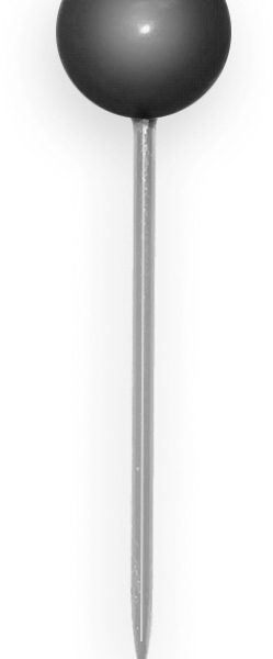 ALCO Landkartennadel 5x16mm 611 schwarz 100 Stück