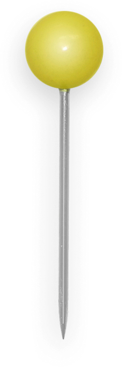 ALCO-613-4007735006136 ALCO Landkartennadel 5x16mm 613 gelb 100 Stück – Hochwertig & günstig bei ShopDeca