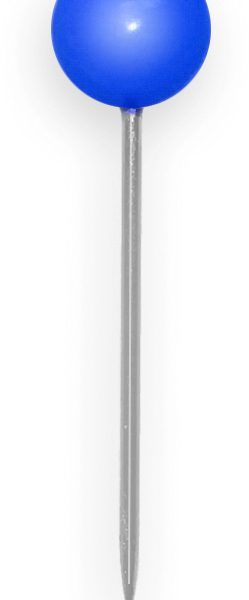 ALCO Landkartennadeln 8x16mm 815 blau 20 Stück