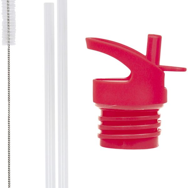 ALLC Set für Trinkflasche DBSSRE96 Deckel, Stohhalm, Bürste