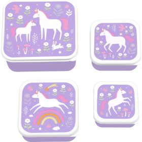 ALLC Lunch & Snackbox Set SBSEUD73 Unicorn dreams