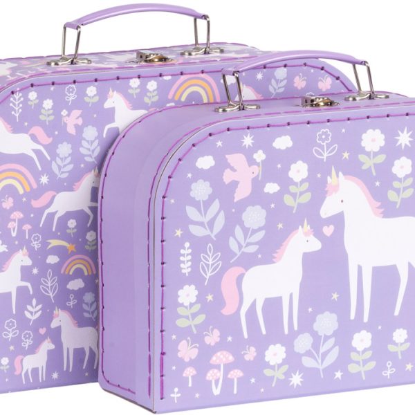 ALLC Kofferset 29x20x9.3cm SCUDPU25 Einhorn