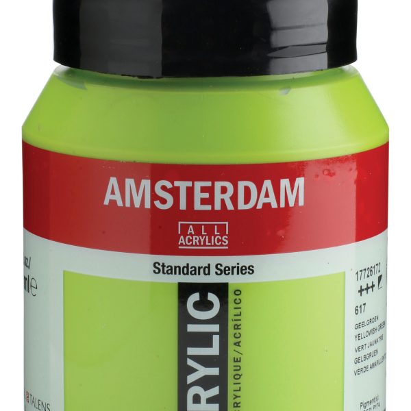 AMSTERDAM Acrylfarbe 500ml 17726172 gelbgrün 617