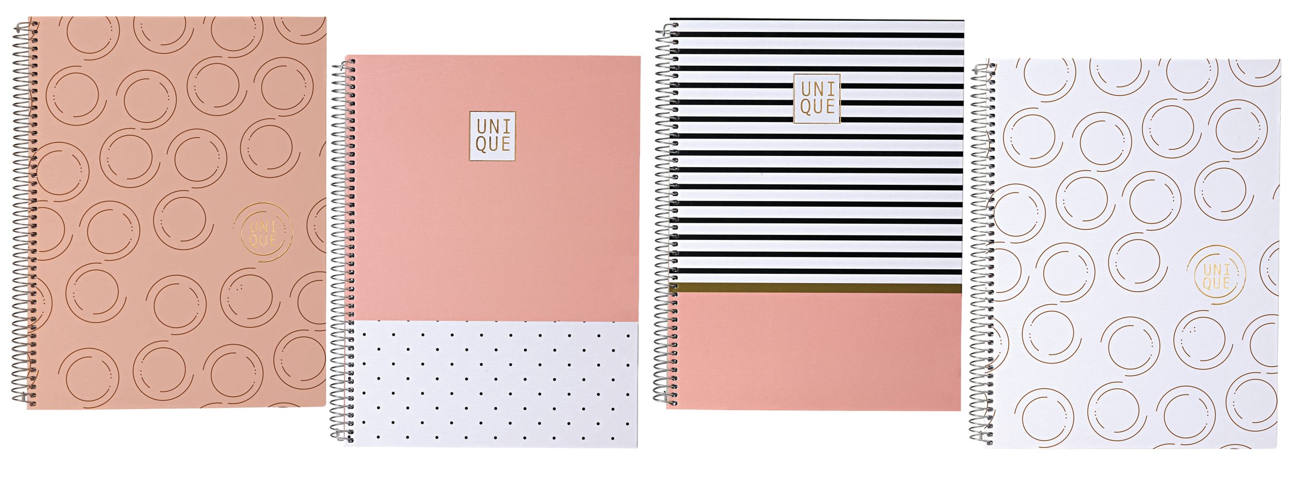 ANCOR-094916-5604730094916 ANCOR Spiralbuch A4 UNIQUE 094916 assort., lines, 90g 80 Bl. – Hochwertig & günstig bei ShopDeca