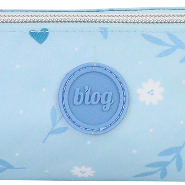 ANCOR Etui rund 22x8x7.5cm 117868 B'LOG SWEET BLUE, Hearts