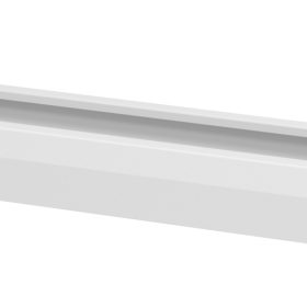 APOLLO Kabelwanne 126cm VK16/W weiss, für 160cm Tische