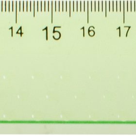 ARDA Massstab Elastika 30cm EL30 Hellgrün transparent