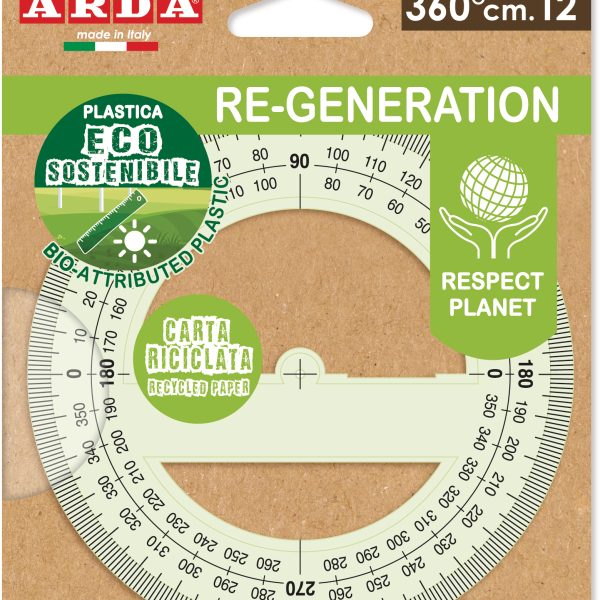 ARDA Winkelmesser 360° 12cm RE36012 Re-Generation
