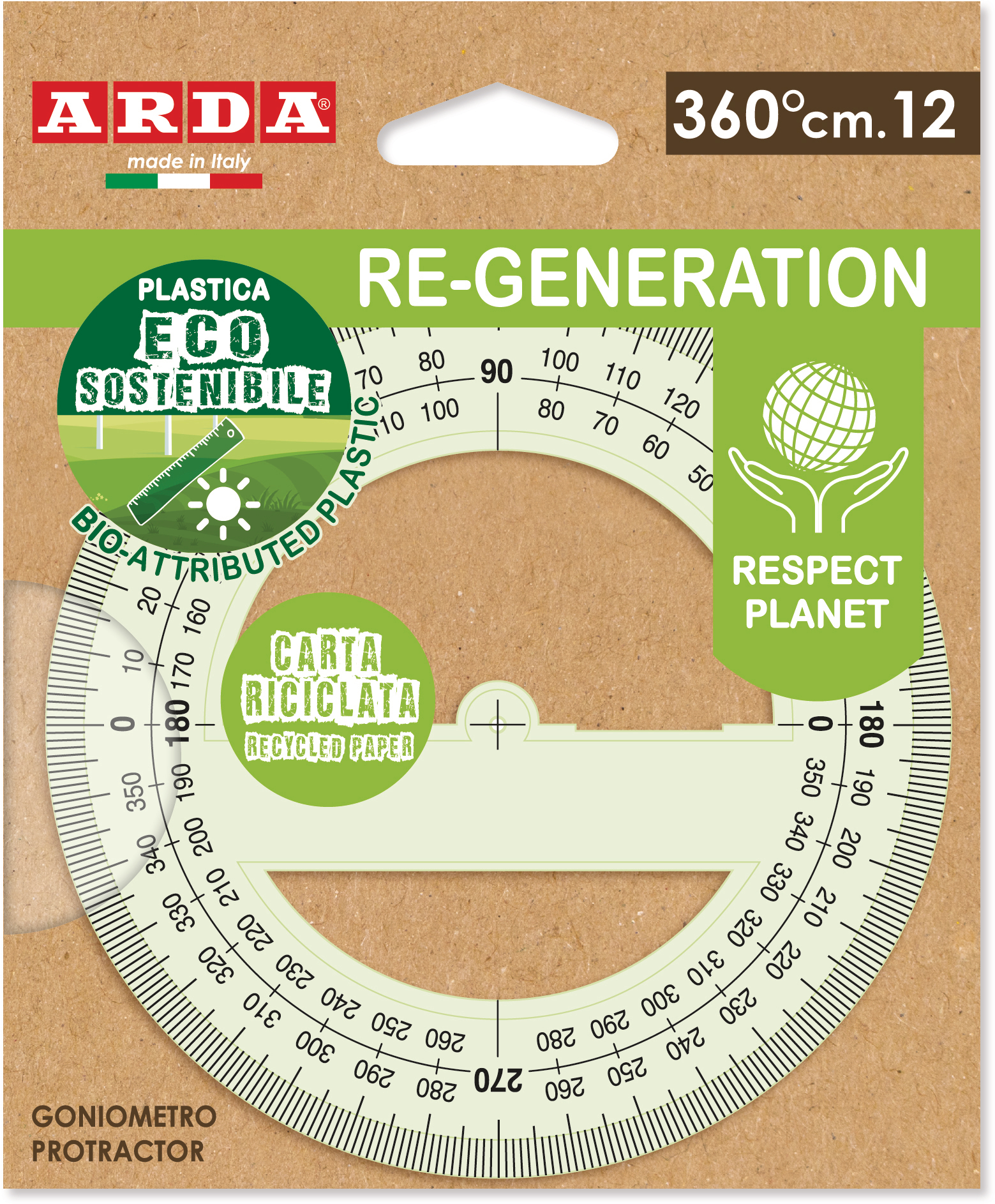 Stampa ARDA Winkelmesser 360° 12cm RE36012 Re-Generation – Hochwertig & günstig bei ShopDeca