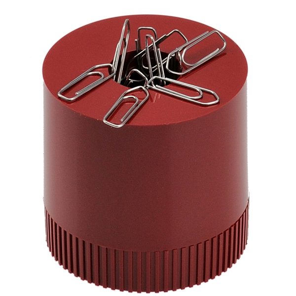 ARLAC Büroklammern-Spender 211.12 Clip Boy 2000 weinrot