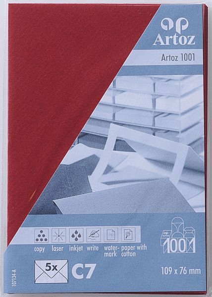 ASCII ARTOZ Couverts 1001 C7 107134185 100g, weinrot 5 Stück – Hochwertig & günstig bei ShopDeca