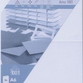 ARTOZ Karten 1001 A6 107322262 220g, blütenweiss 5 Blatt