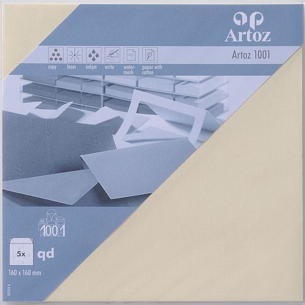 ARTOZ Couverts 1001 160x160mm 107454182 100g, chamois 5 Stück