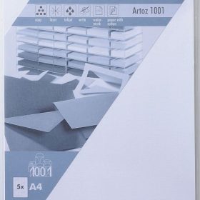 ARTOZ Karten 1001 A4 107696142 220g, blütenweiss 5 Blatt