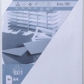 ARTOZ Papier 1001 A4 107796142 100g, blütenweiss 5 Blatt