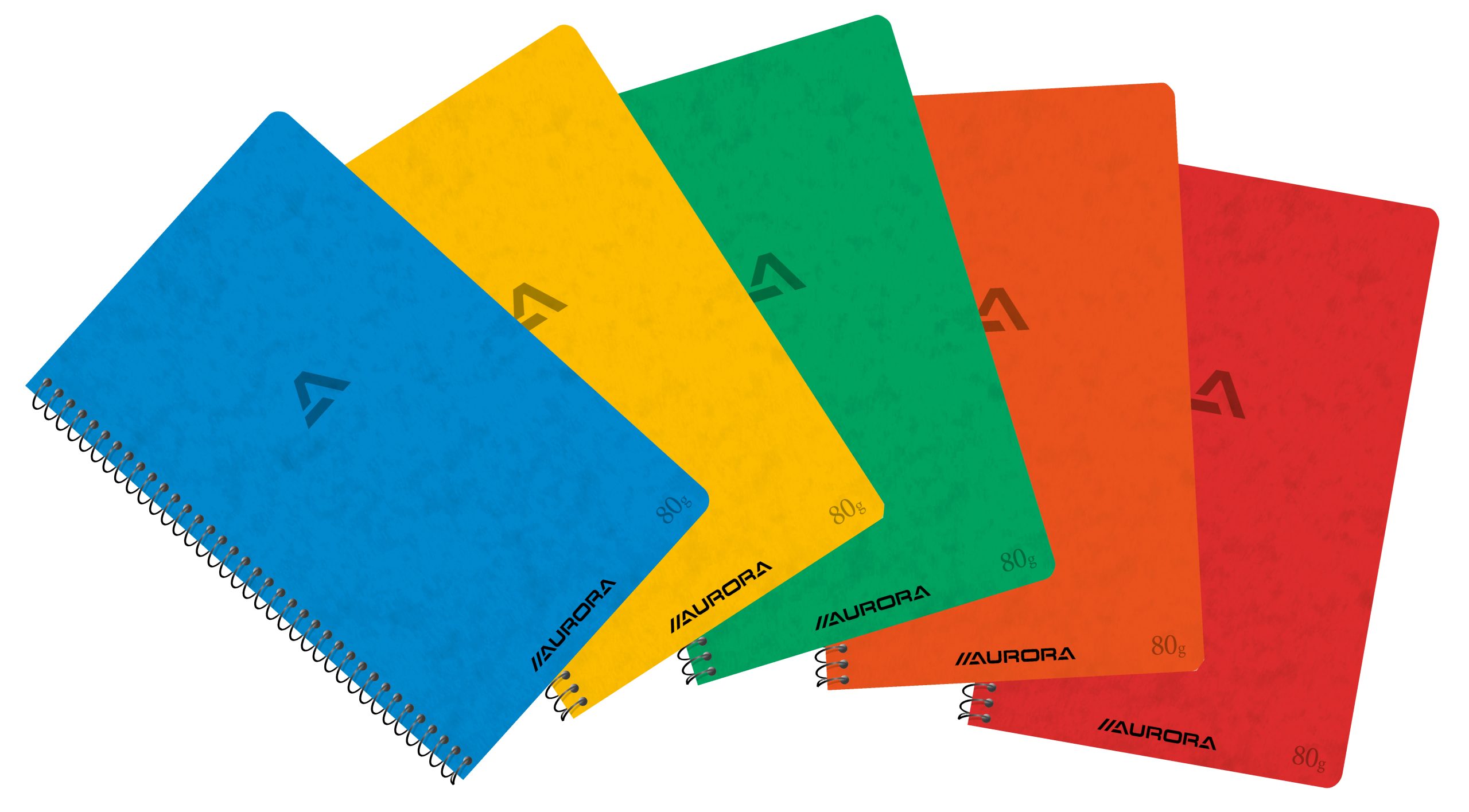 AURORA-1960KQ5-5411028020102 AURORA Spiralheft 12,5x19,5cm 1960KQ5 assortiert, kariert 5mm 120 S. – Hochwertig & günstig bei ShopDeca