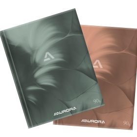 AURORA Geschäftsbuch MANO 21x16,5cm 496M1L liniert, 90g, ass. 96 Blatt