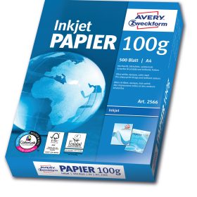 AVERY ZWECKFORM InkJet-Papier A4 2566 100g, weiss 500 Blatt