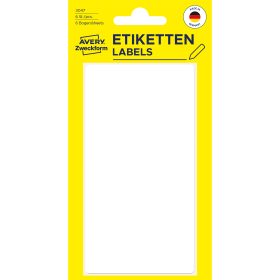 AVERY ZWECKFORM Etiketten 98×51mm 3047 weiss 6 Stück