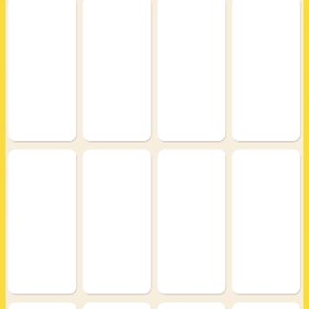 AVERY ZWECKFORM Etiketten 38×18mm 3077 weiss 72 Stück