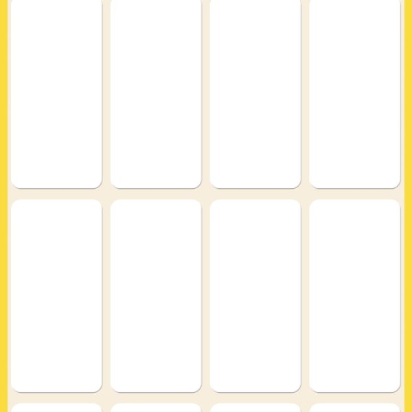 AVERY ZWECKFORM Etiketten 38×18mm 3077 weiss 72 Stück