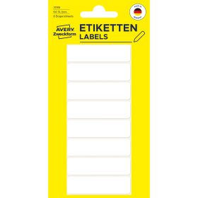 AVERY ZWECKFORM Etiketten 50×14mm 3086 weiss 64 Stück