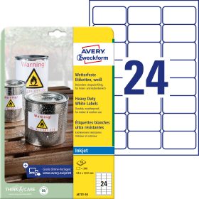 AVERY ZWECKFORM Etiketten 63,5×33,9mm J4773-10 240 Stück