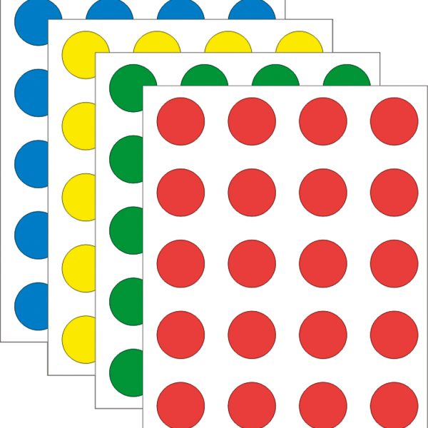 BEREC Klebepunkte 19mm 550.005 4 Farben 1000 Stück