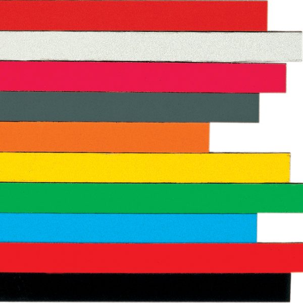 BEREC Magnetstreifen 10mmx30cm MS 10.01 schwarz 6 Stück