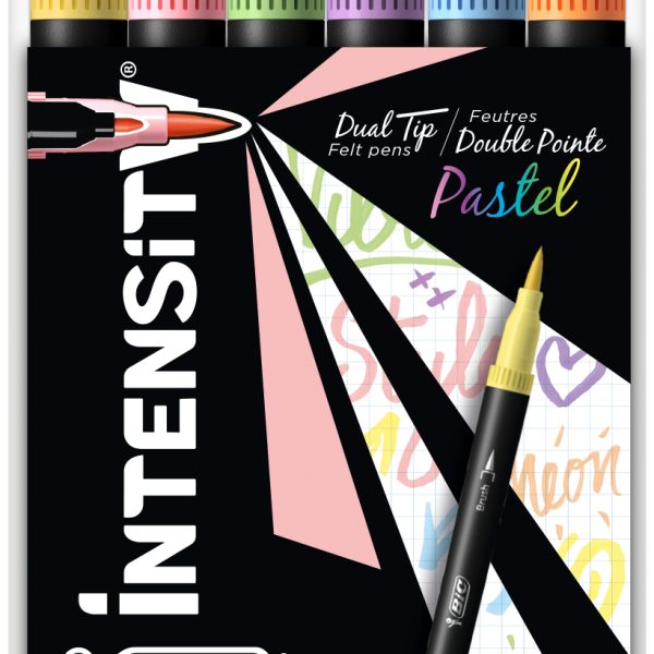 BIC Filzstifte Dualtip Pastell 503826 6 Stück