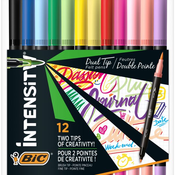 BIC Filzstifte Dualtip Intensity 503847 12 Stück