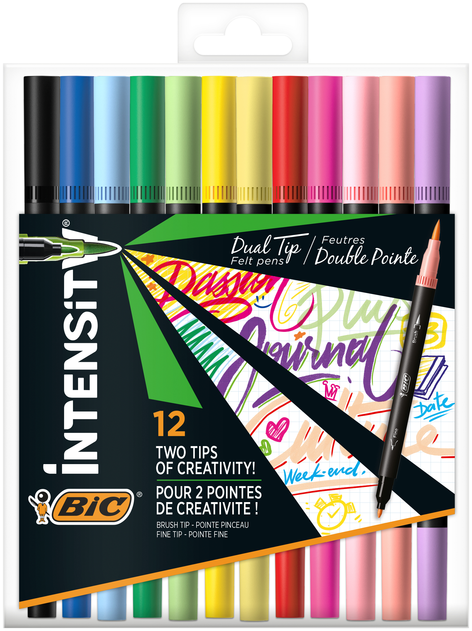 BIC-503847-3086123681538 BIC Filzstifte Dualtip Intensity 503847 12 Stück – Hochwertig & günstig bei ShopDeca