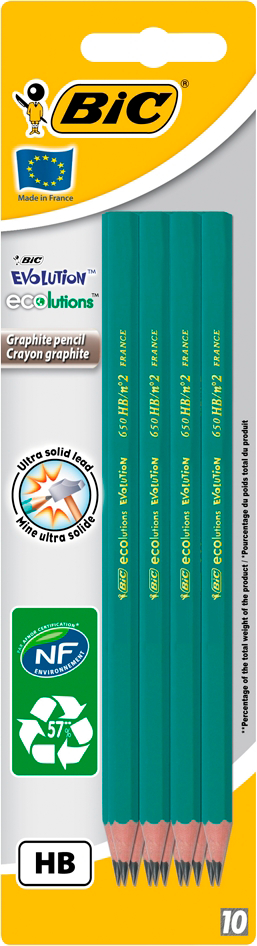 BIC-8902742-3270220000174 BIC Bleistift Evolution HB 8902742 10 Stück – Hochwertig & günstig bei ShopDeca